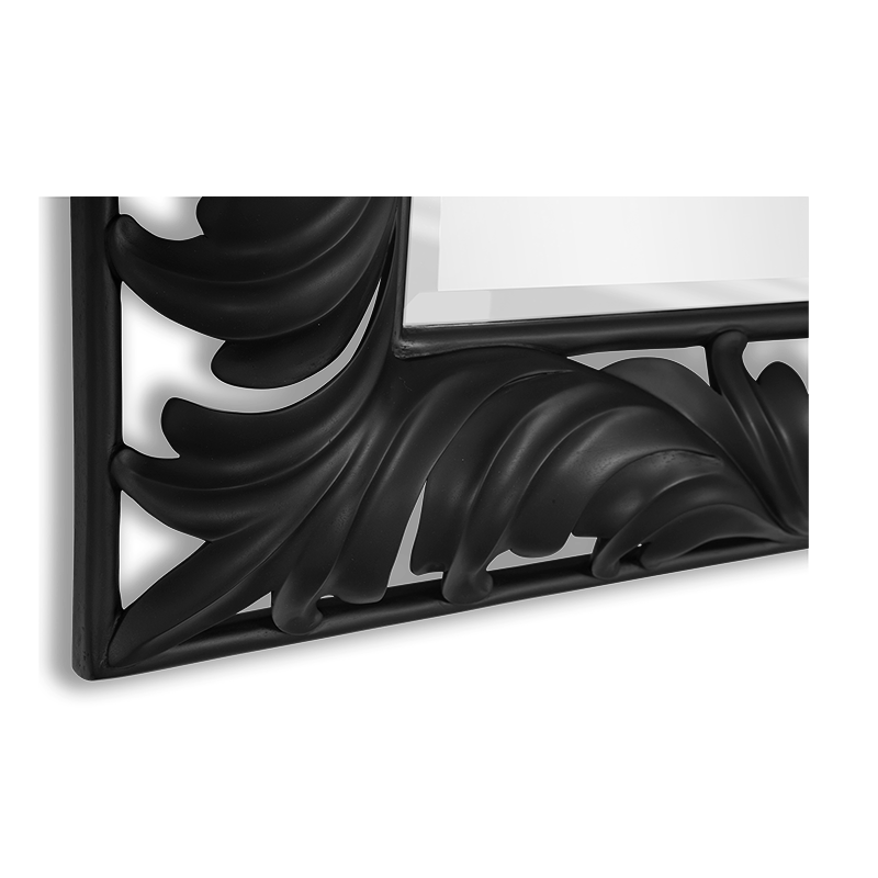 Gris Feathers Mirror