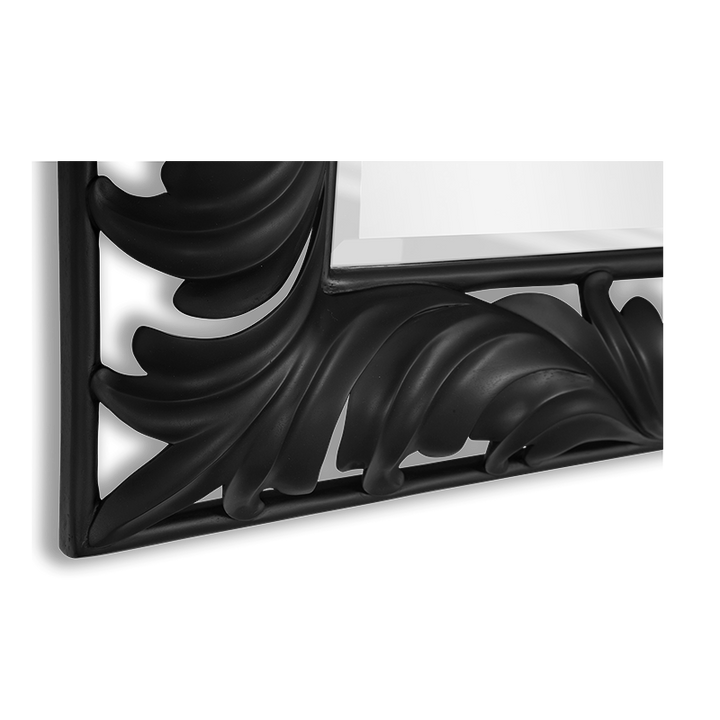 Gris Feathers Mirror