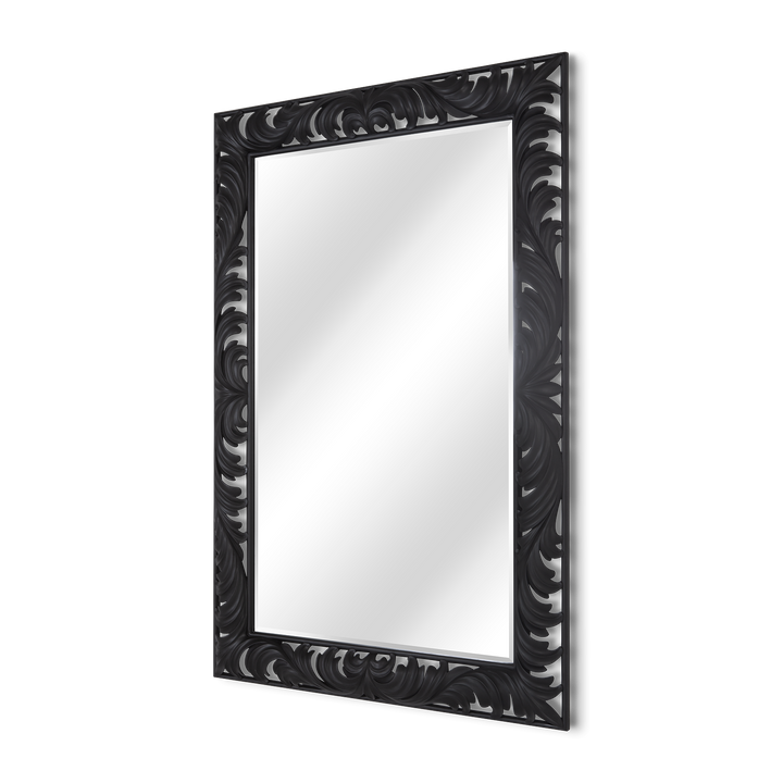 Gris Feathers Mirror