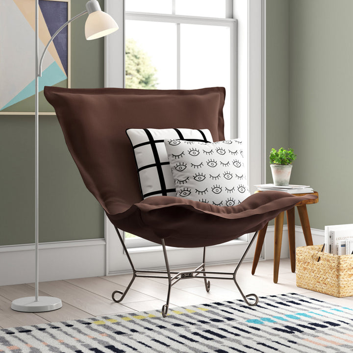 The Sterling Puff Scroll Puff Chair