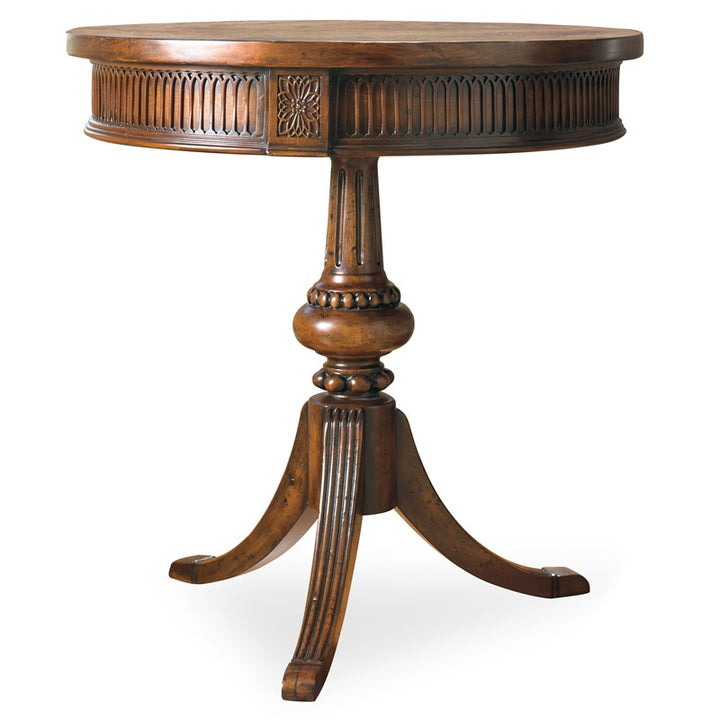 Commerce And Market - Round Pedestal Accent Table