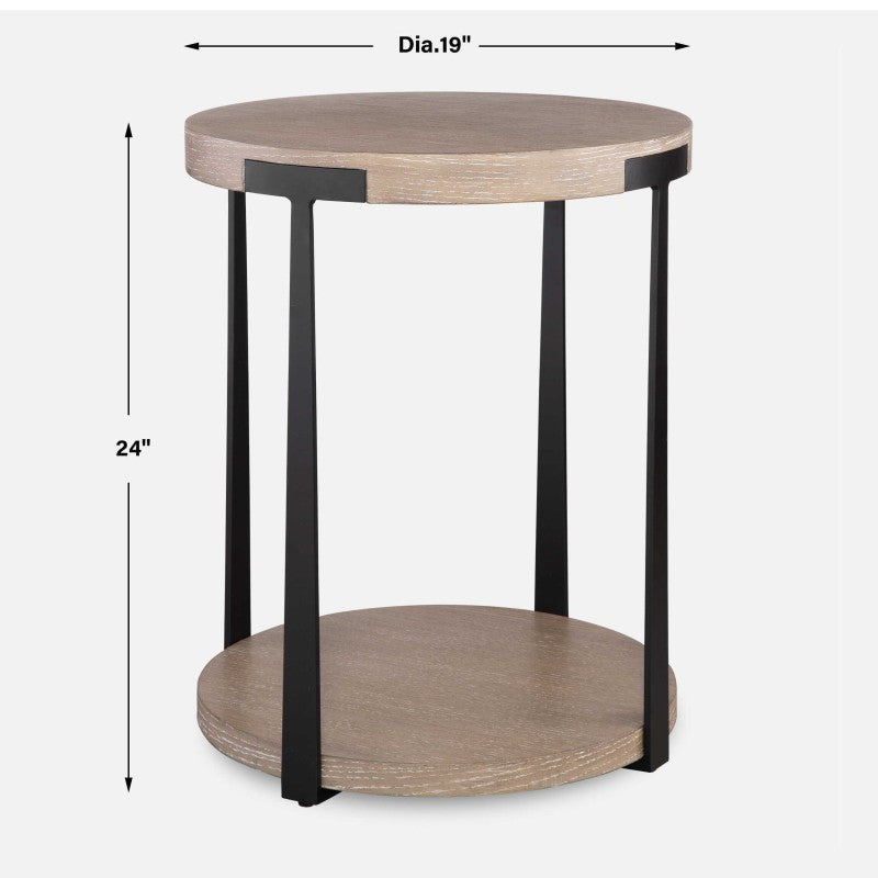 Palisade - Round Side Table - Natural