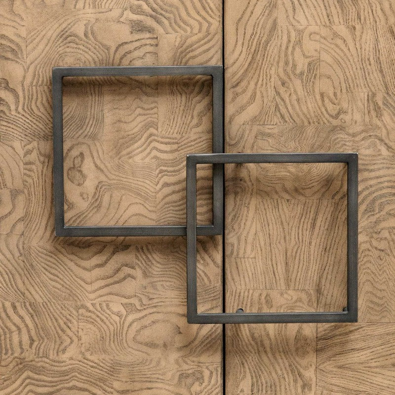 Paltrow - Burl 2 Door Cabinet - Woodtone