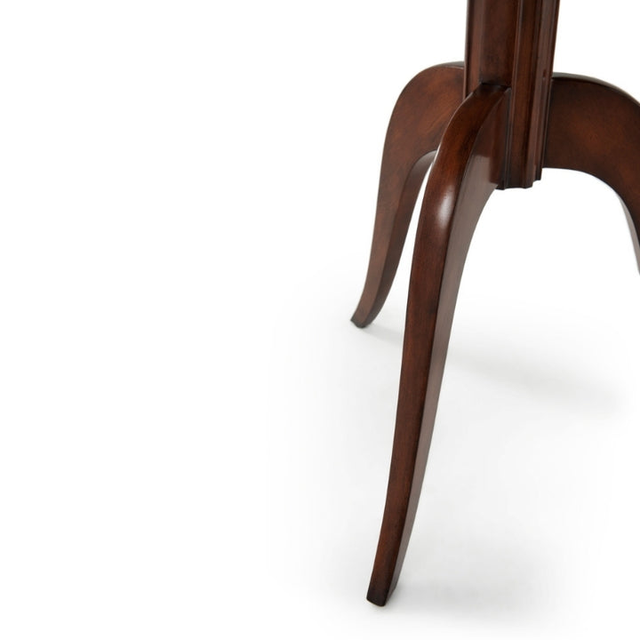 Modern Piecrust Accent Table