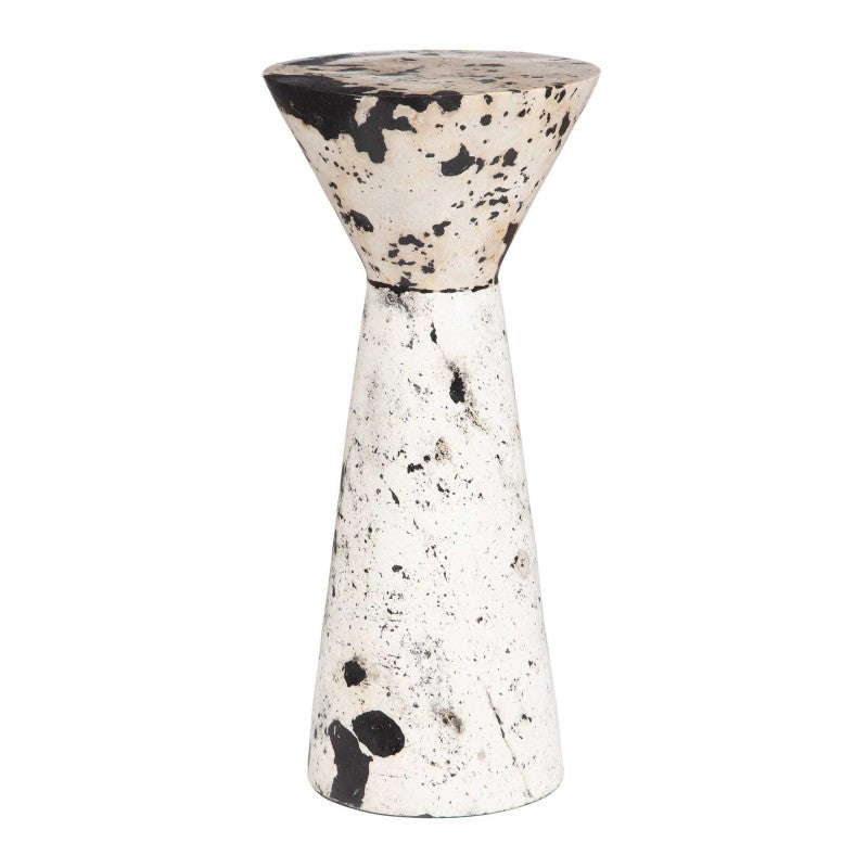 Lenora - Stone Drink Table - Black