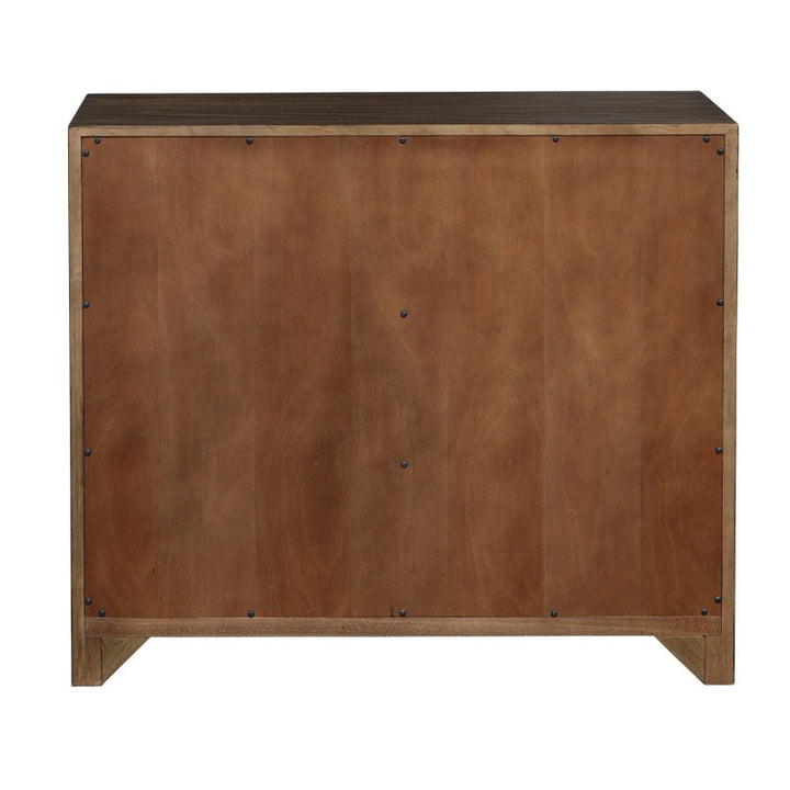 Bowtie - 3 Drawer Mid-Century Chest - Dark Brown