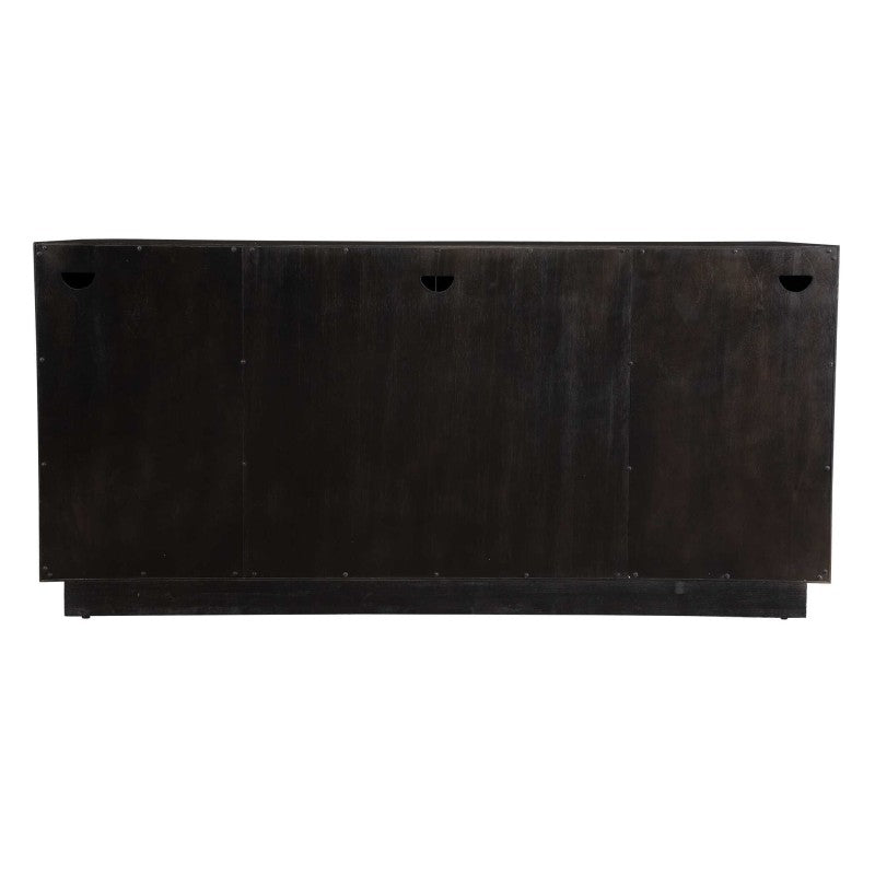 Faulkner - 4 Door Cabinet - Black