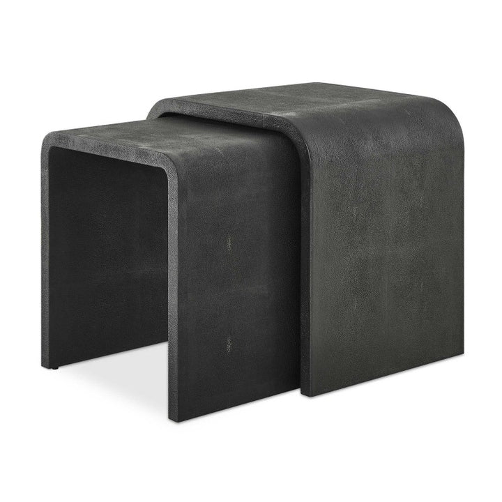 Interpose - Nesting Side Table (Set of 2) - Black