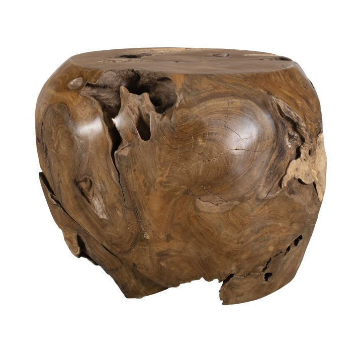 Sola - Outdoor Side Table - Brown / Woodtone