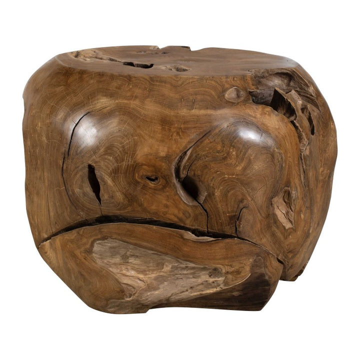 Sola - Outdoor Side Table - Brown / Woodtone