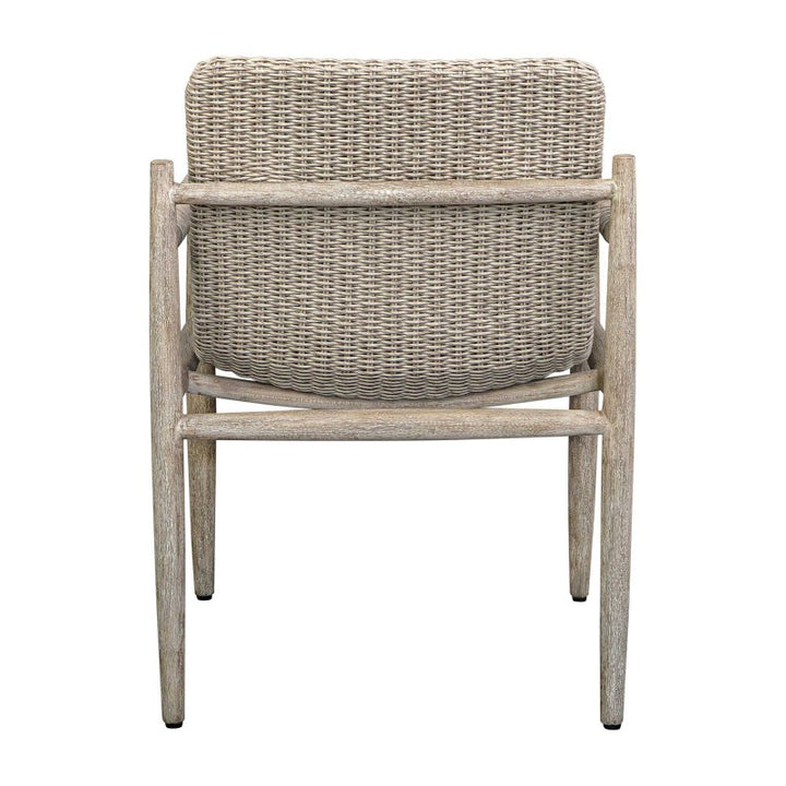Sumba - Wicker Outdoor Dining Chair - Gray