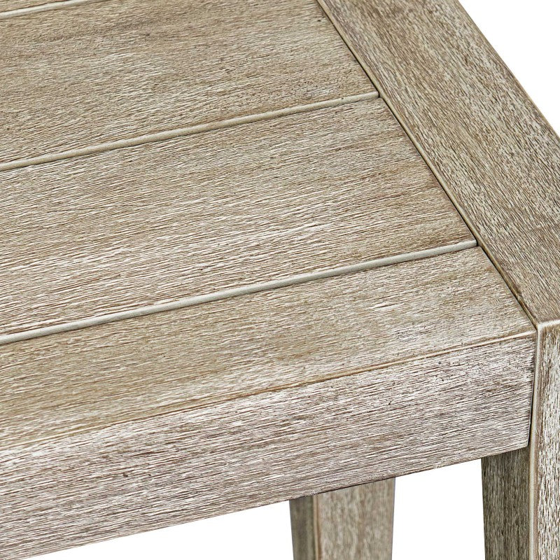 Kirkham - Wooden Outdoor Bench - Gray