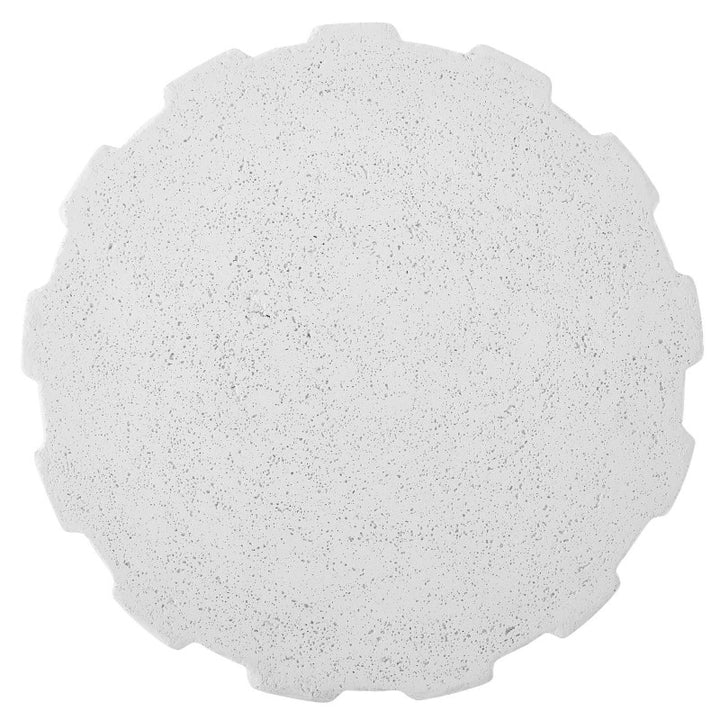 Jane - Outdoor Accent Table - White