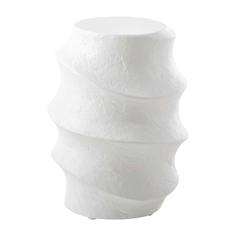 Winded - Outdoor Accent Table - White