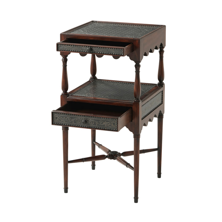 By a Regency Engraver Accent Table