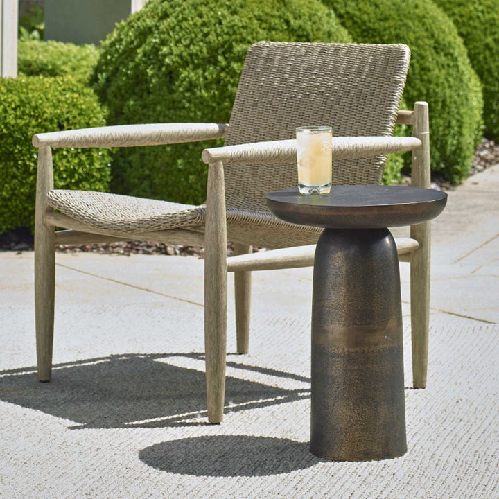 Joppa - Outdoor Accent Table - Dark Bronze