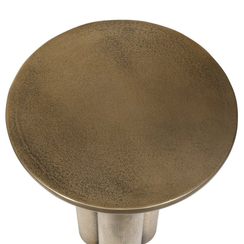 Thorp - Outdoor Accent Table - Brass