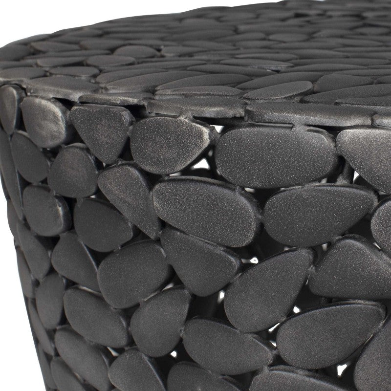 Rivington - Outdoor Pebble Coffee Table - Black