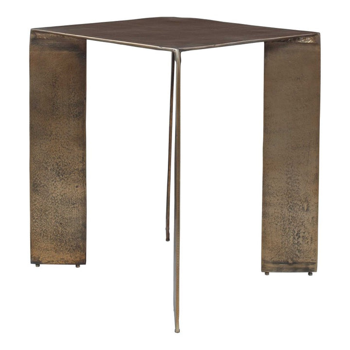 Reade - Outdoor Accent Table - Brass