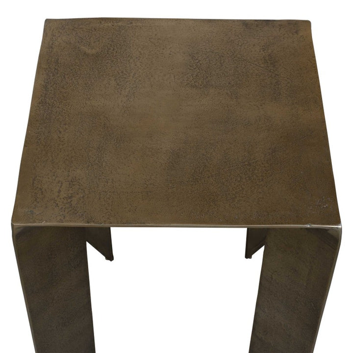Reade - Outdoor Accent Table - Brass