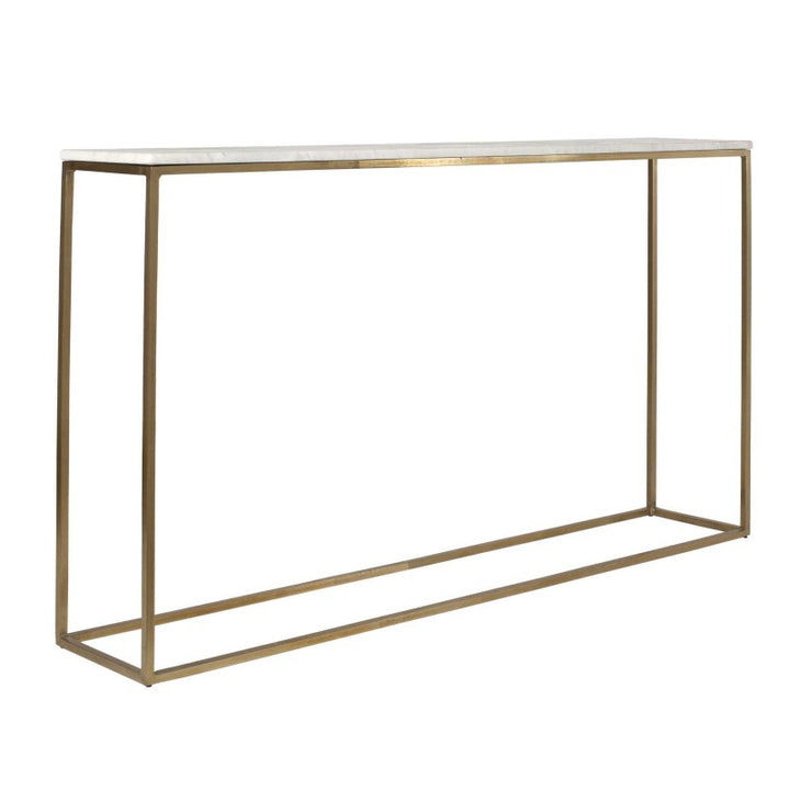 Redmond - Sofa Counter Table - Gold / White