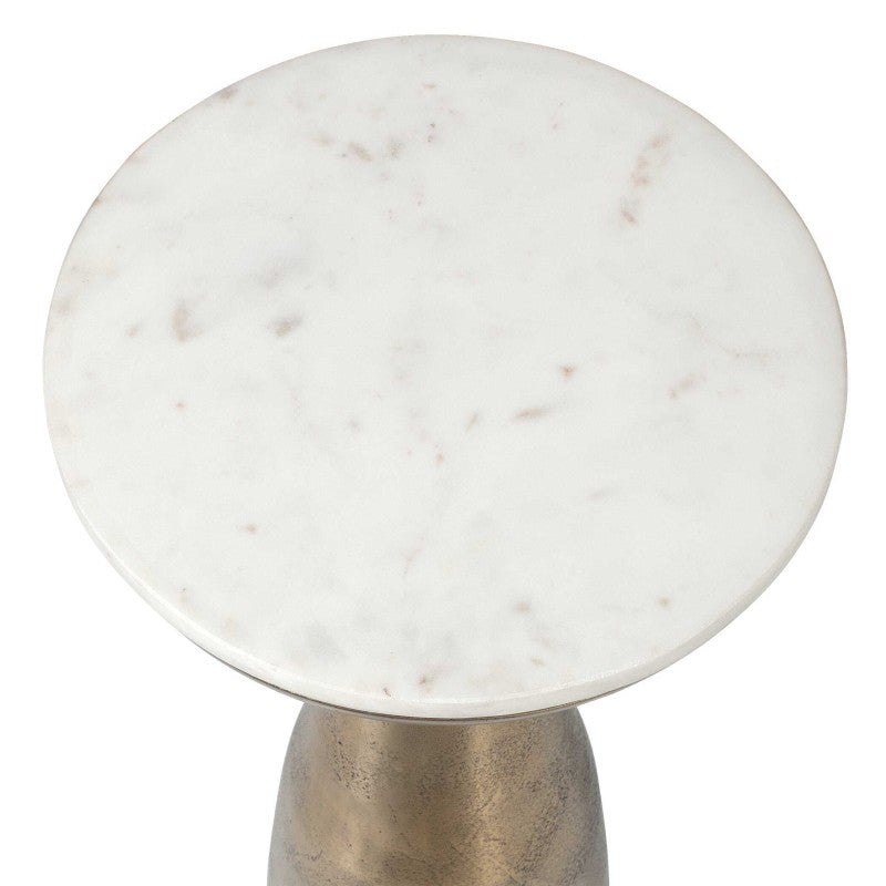 Torin - Drink Table - Gold / White