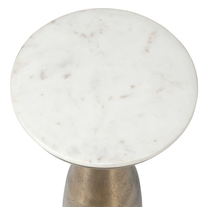Torin - Drink Table - Gold / White