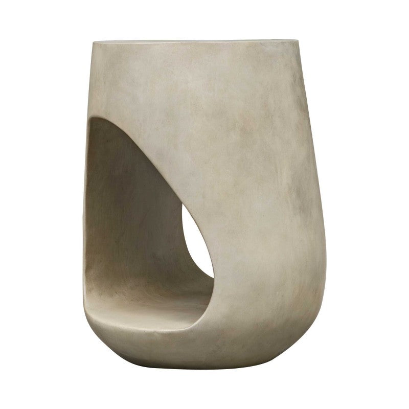 Lithos - Outdoor Accent Table - Gray