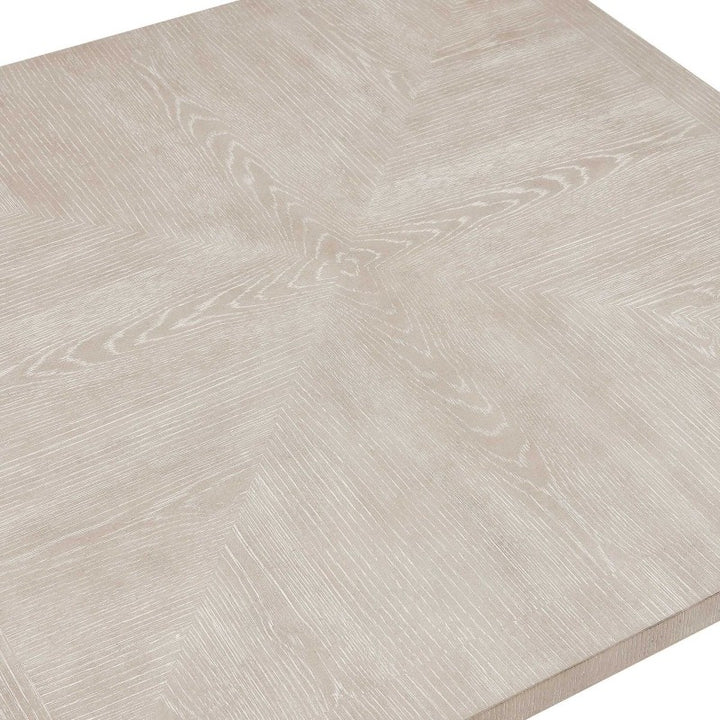 Noval - Square Dining Game Table - White / Woodtone