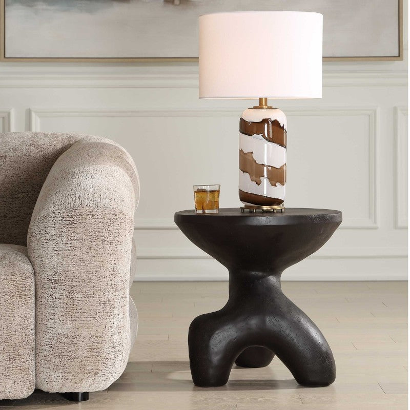 Veta - Indoor-Outdoor Accent Table - Black
