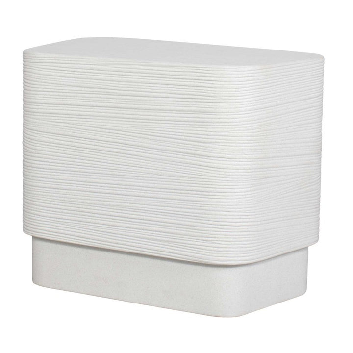 Saltwater - Concrete Side Table - White