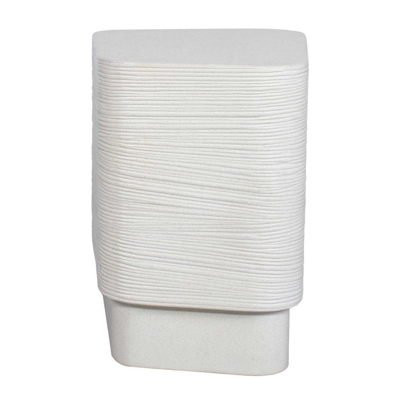 Saltwater - Concrete Side Table - White