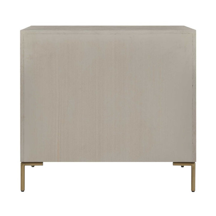 Alessia - Modern Side Table - Light Oak