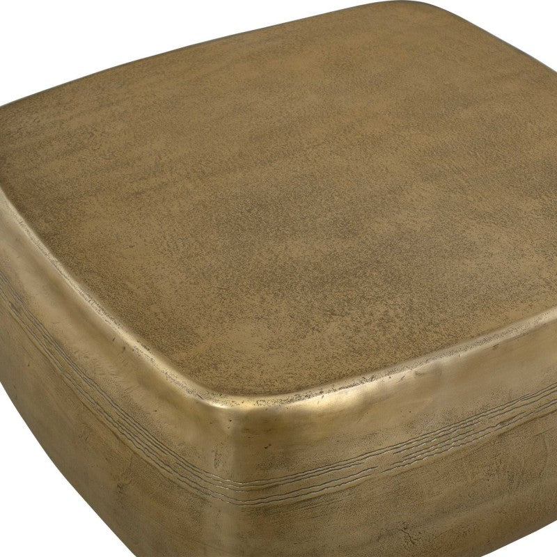 Saguaro - Indoor-Outdoor Coffee Table - Brass / Gold