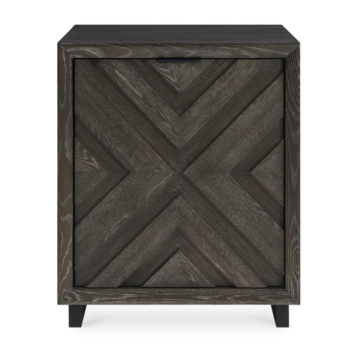 Barrett - Oak Cabinet - Dark Charcoal