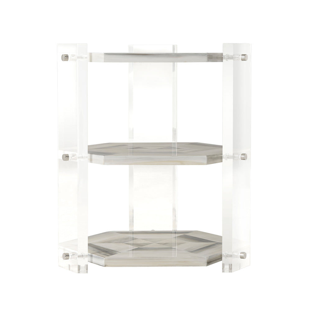 Quadrilateral Tiers Side Table