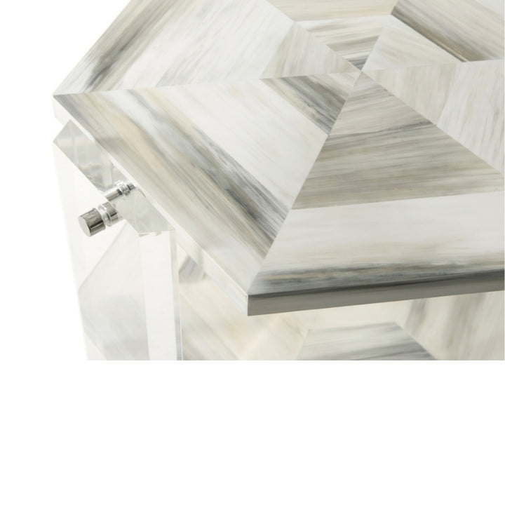 Quadrilateral Tiers Side Table