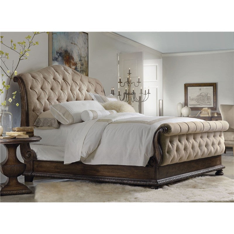 Rhapsody - King Tufted Bed - Beige