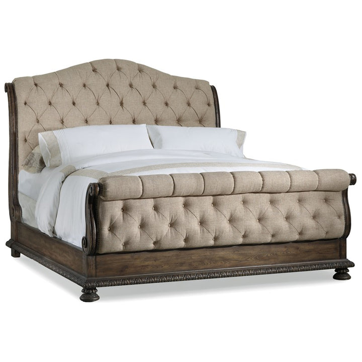 Rhapsody - King Tufted Bed - Beige