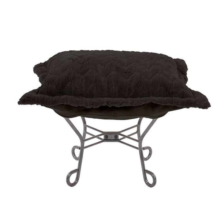 The Angora Puff Ottoman