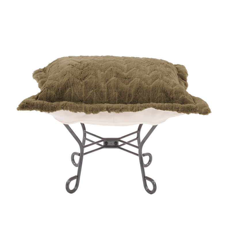 The Angora Puff Ottoman