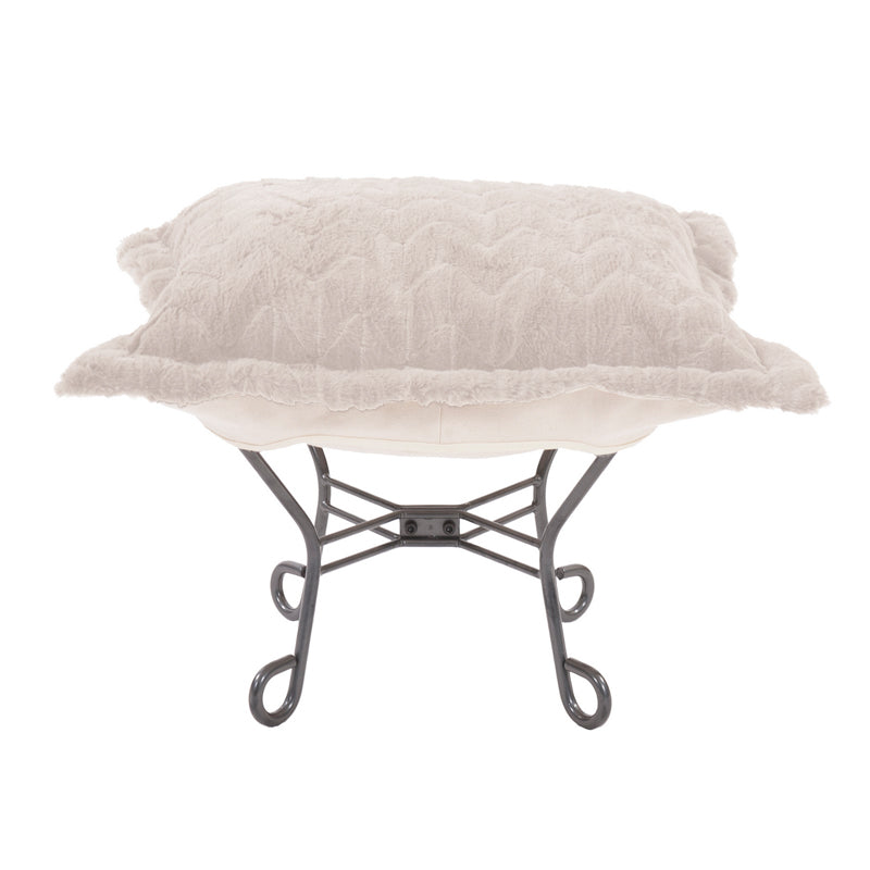 The Angora Puff Ottoman
