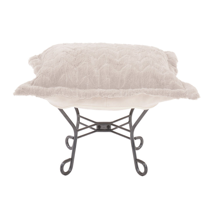 The Angora Puff Ottoman