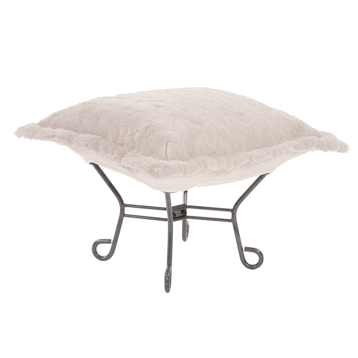 The Angora Puff Ottoman