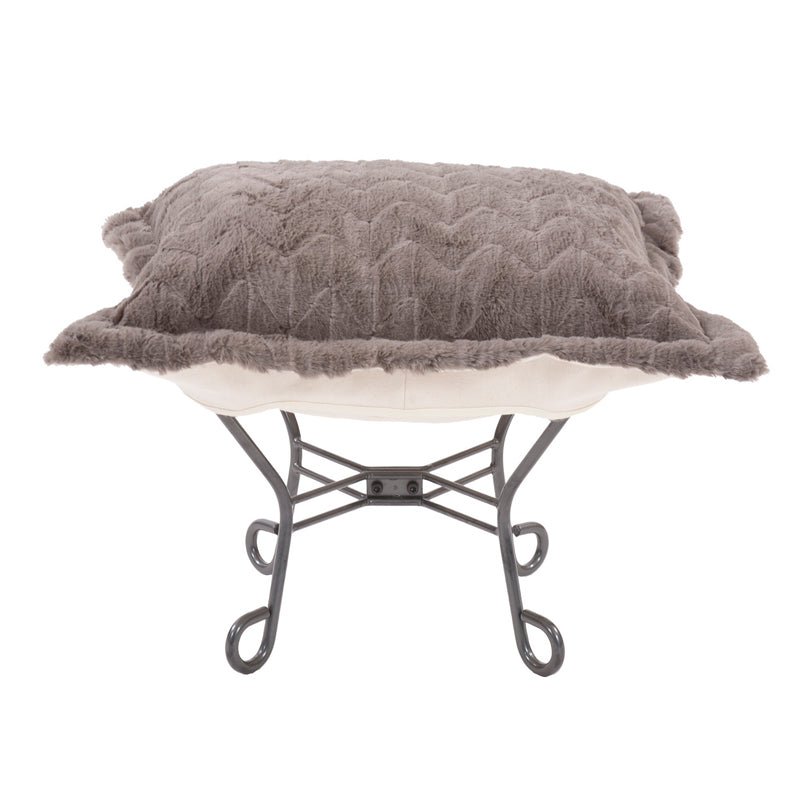 The Angora Puff Ottoman