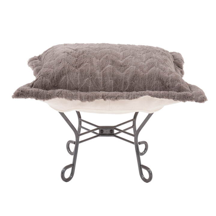 The Angora Puff Ottoman