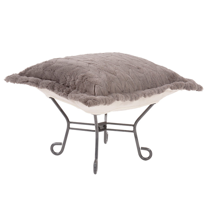 The Angora Puff Ottoman