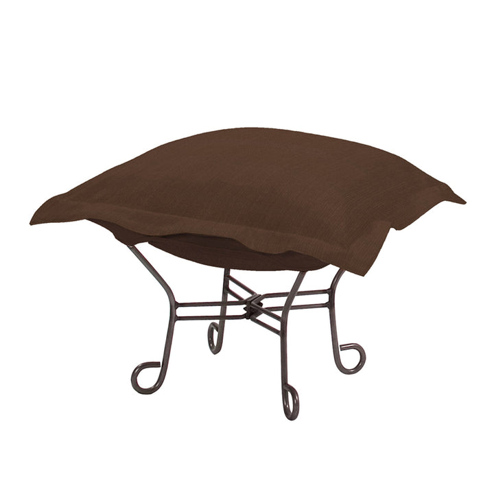 The Sterling Puff Scroll Puff Ottoman