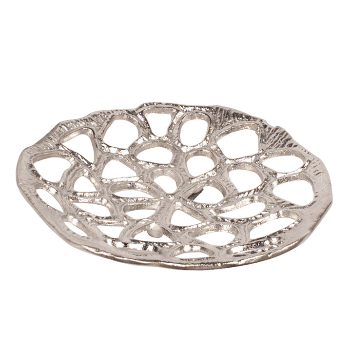 The Nickel Plated Open Honeycomb Wall Art