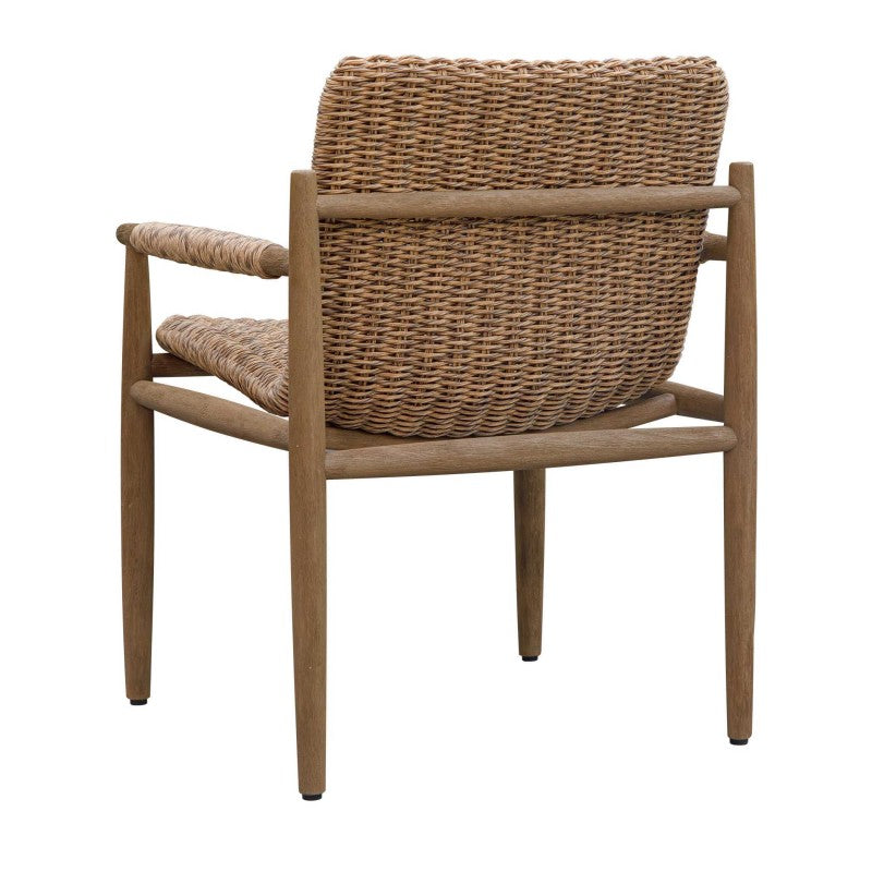 Sumba - Golden Flax Outdoor Lounge Chair - Brown
